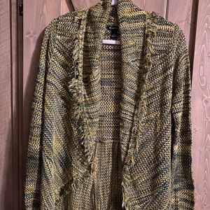 New Directions Fringed Cardigan/Shrug